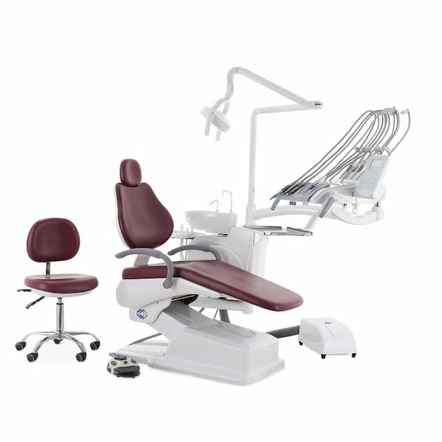 Стоматологическая установка MED-MOS CQ-216 (СО-003М-00) бордо