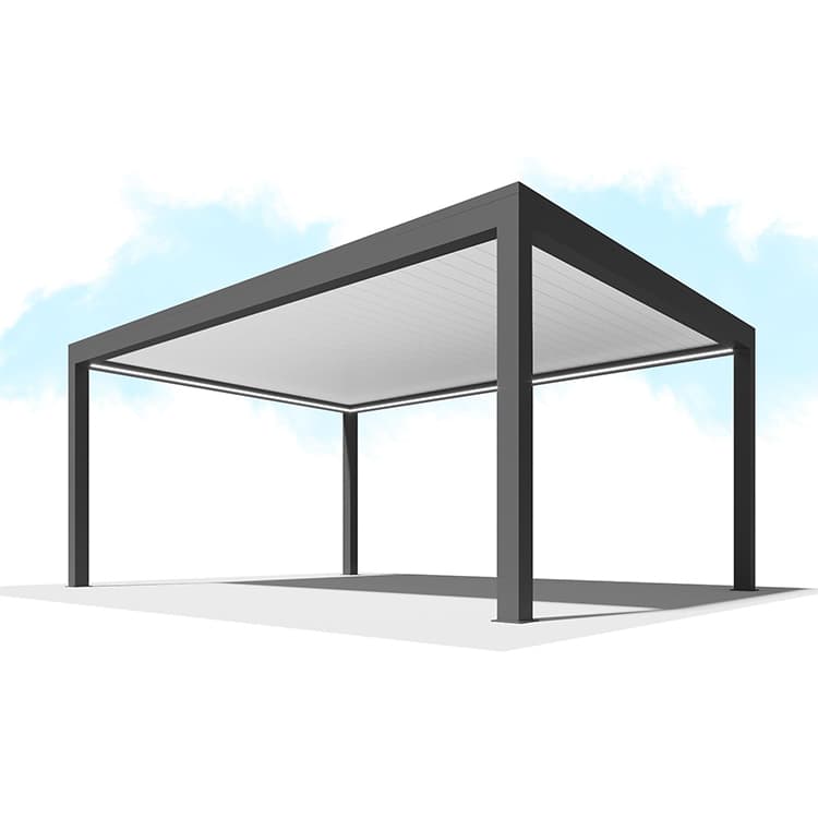 Пергола Сити-Форм Pergola В500-25П Bioclimatic с поворотными ламелями ЛАМЕЛЬ 250 X 53 (3,0х2,5) 1 модуль