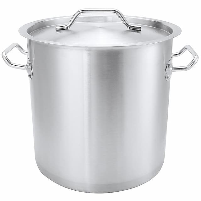 Котел INDOKOR нерж.сталь 25,0Л, 32Х32СМ с крышкой 101305 (C7975)