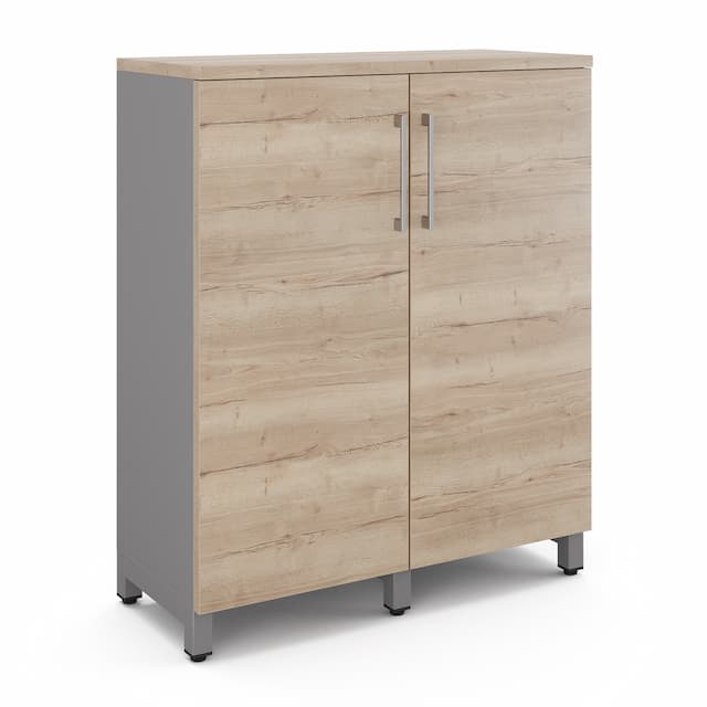 Шкаф распашной Kobor HR/3-90/40/M aluminum/natural