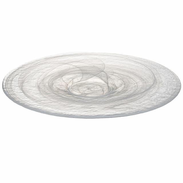 Тарелка ARDACAM Estonia ARD 2459.2 d 26,7 см h 2,7 см (стекло, цвет / декор белый)