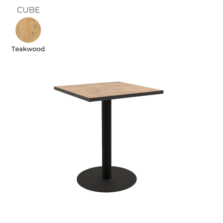 Стол обеденный квадратный Алсав 21CUBE.006 Teakwood