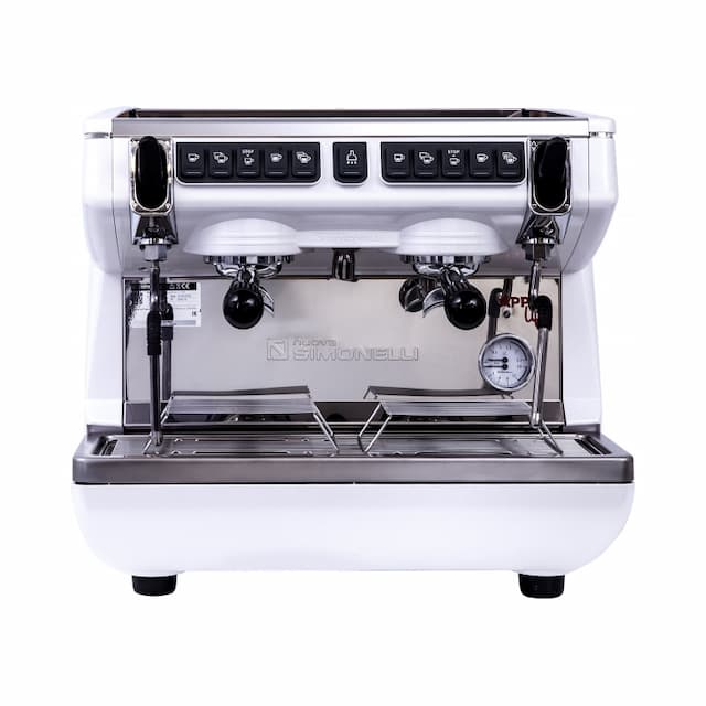 Кофемашина-автомат NUOVA SIMONELLI APPIA LIFE COMPACT 2GR V 220V WHITE+ECONOMIZER+HIGH GROUPS