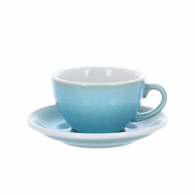 Кофейная пара Loveramics (Лаврамикс) Egg, 200ml, светло-голубая